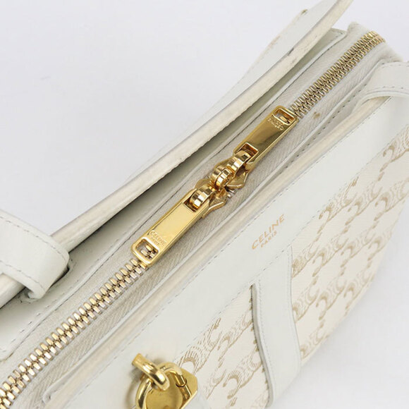 CELINE White Shoulder Bag - Picture 6 of 9
